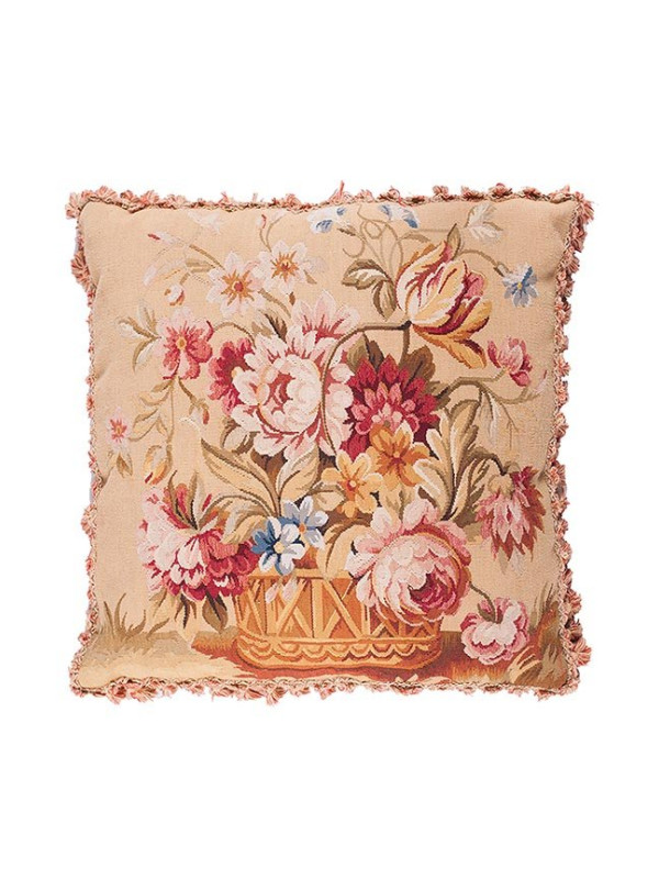 ALMOFADA AUBUSSON VASO FLORES 1 - 60 X 60