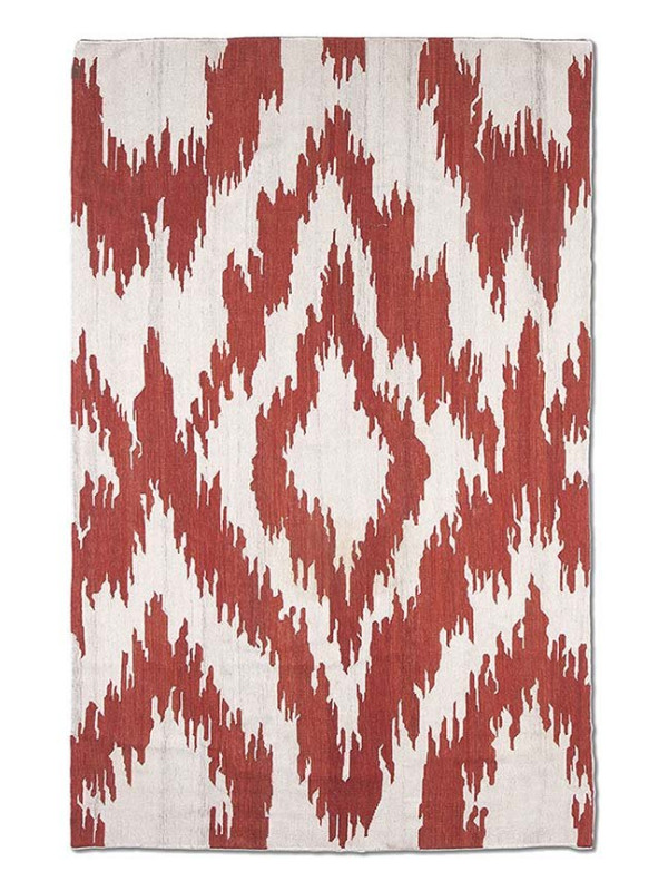KILIM IKAT MANGO RED