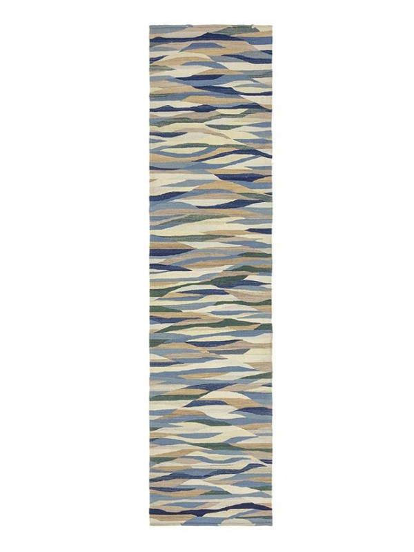 KILIM ZAGREB ONDAS MIX BLUE