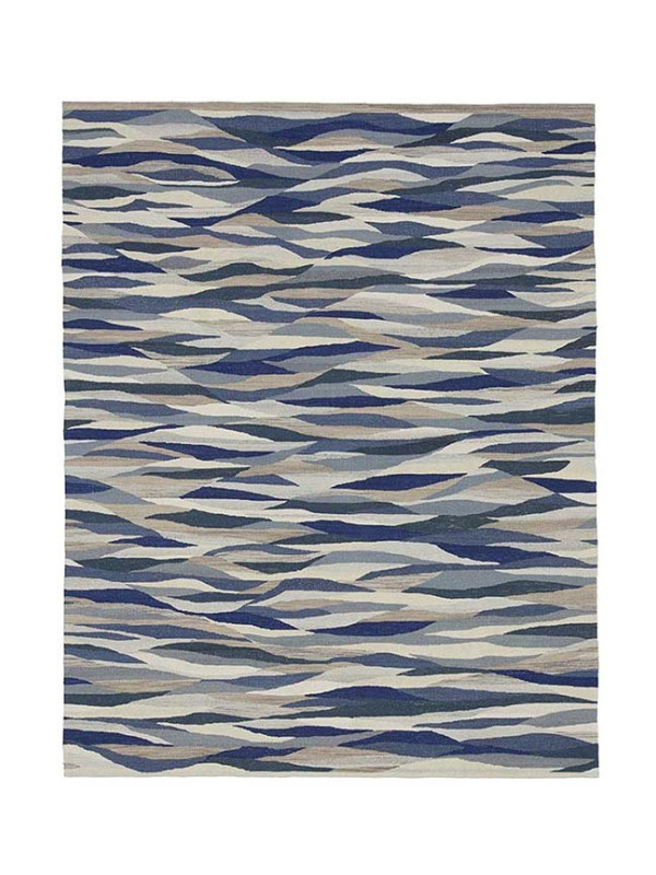 KILIM ZAGREB ONDAS MIX BLUE