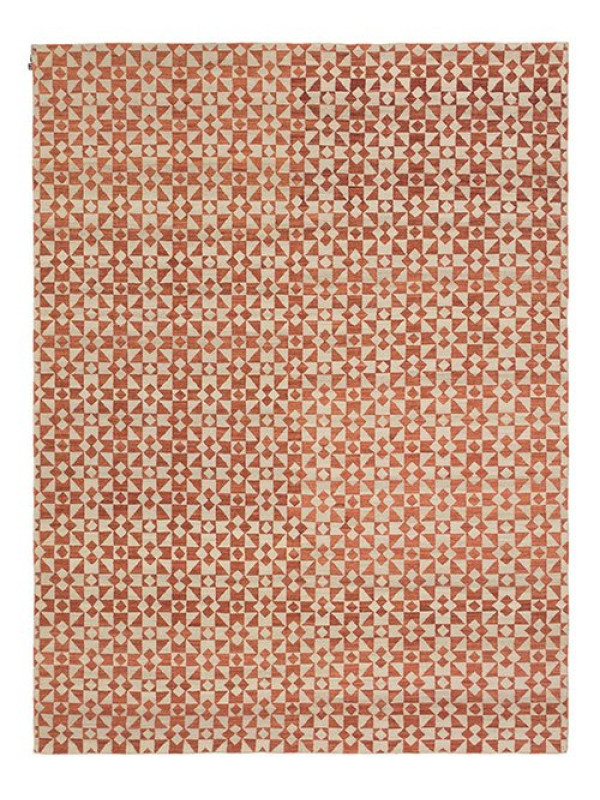 KILIM MOROCCAN 4 WHITE/RUST