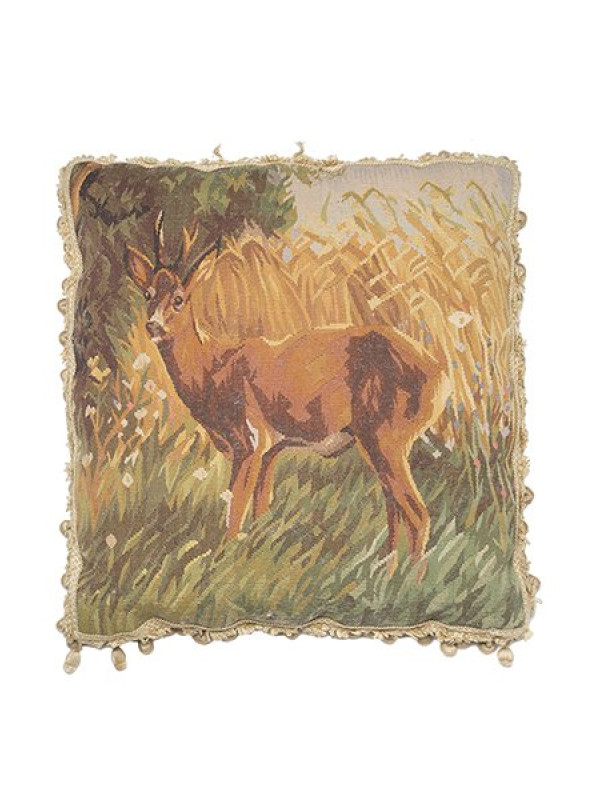 ALMOFADA AUBUSSON VEADO - 50 X 50