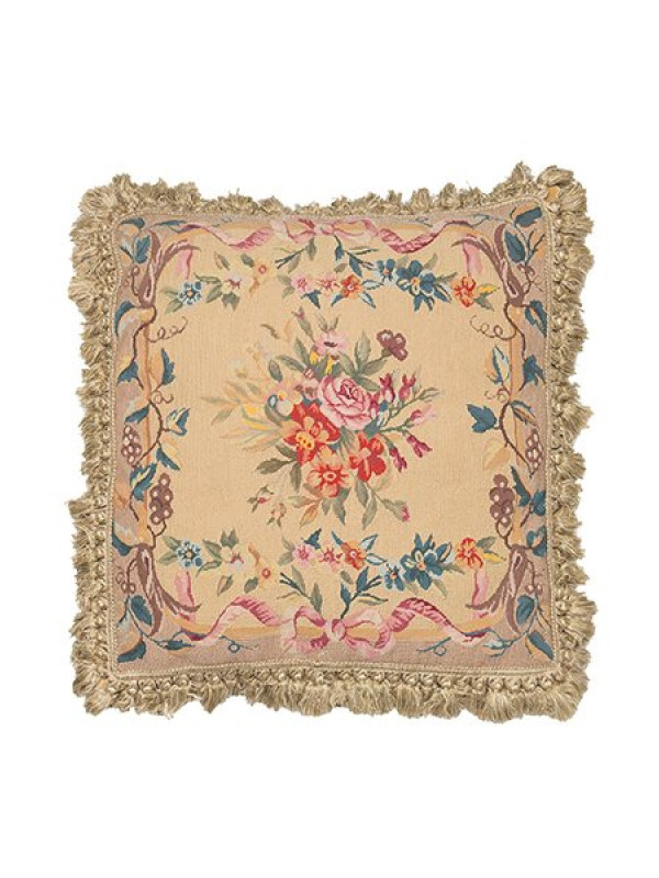 ALMOFADA NEEDLE POINT FLORES 2 - 40 X 30