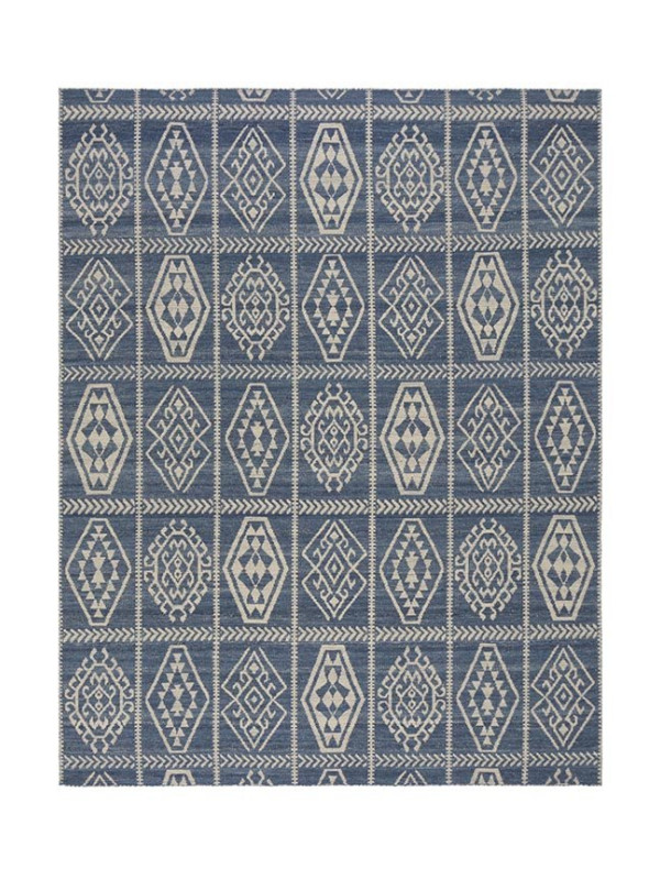 KILIM FREEDOM ETNICO 10 INDIGO/OFF WHITE