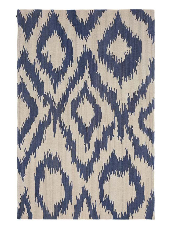 KILIM IKAT MANGO DARK BLUE