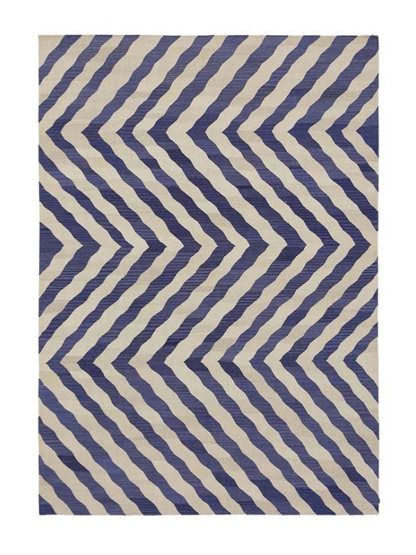 KILIM ZEBRA INDIGO