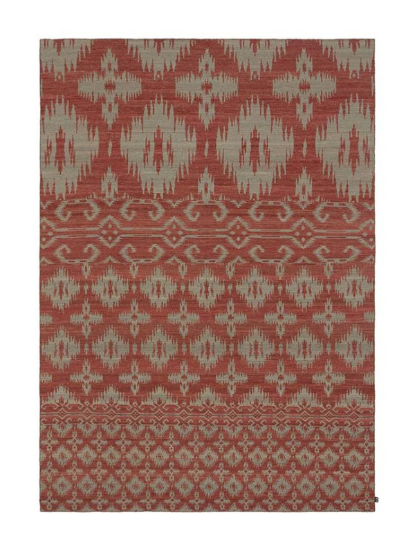 KILIM FREEDOM SENEGAL SILVER/ROUGE