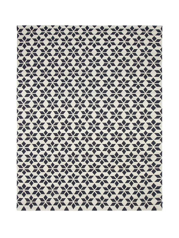 KILIM CALEIDOSCOPIO OFF WHITE/BLACK