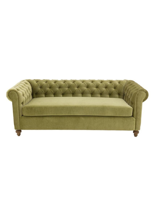 CHESTERFIELD SOFA FLAX SALVIA/20 - 2,10 X 1,00 X 80