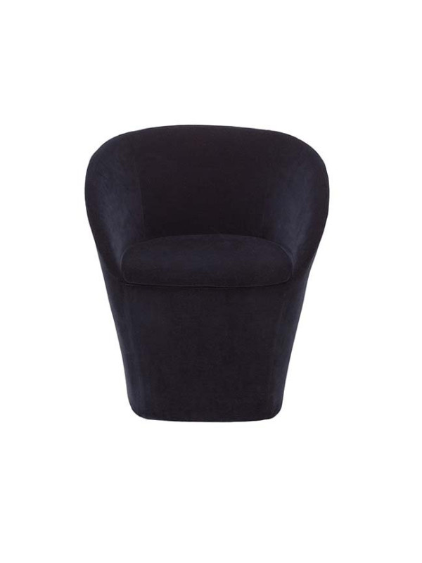 POLTRONA DECO BLACK - 68X62X75