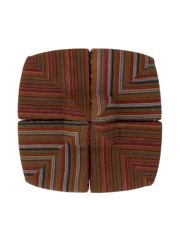 PUFF TULIPA FORRADO KILIM JOGIM - 1,40X1,40X73