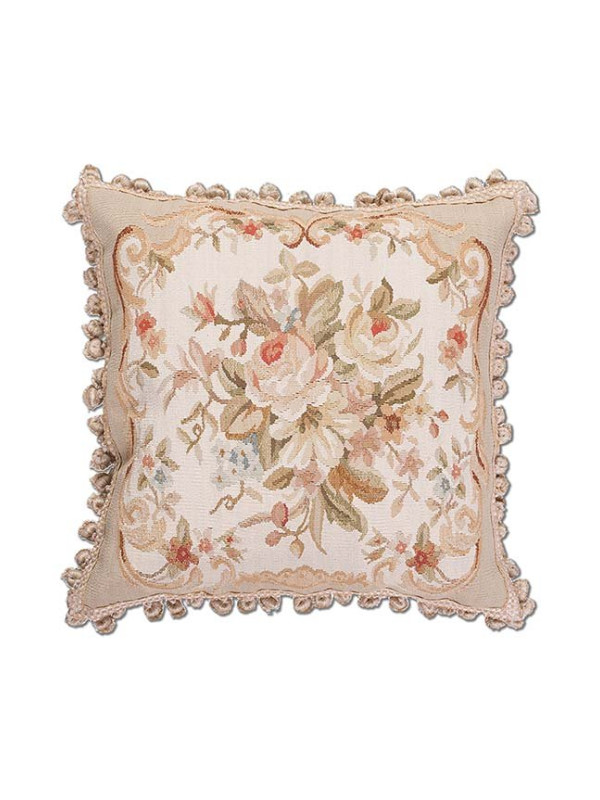 ALMOFADA AUBUSSON SILK FLORES 2 - 50 X 50