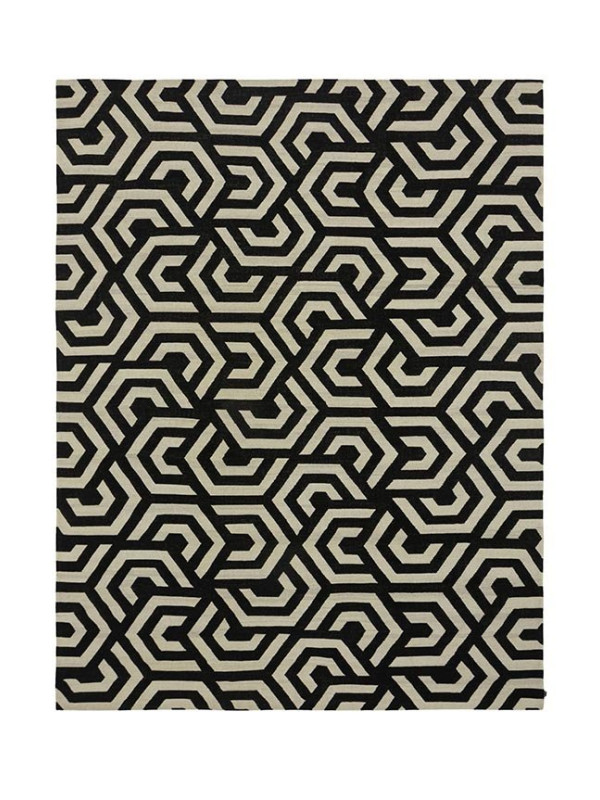 KILIM DAHLIA 2 OFF WHITE/BLACK