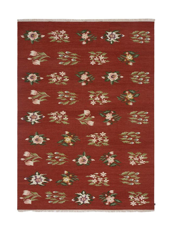KILIM FLORA RUST
