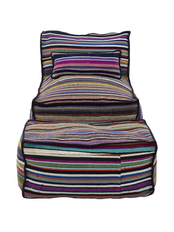 POLTRONA BEAN KILIM JOGIM 1 C/ DESCANSO - 1,00 X 75 X 80