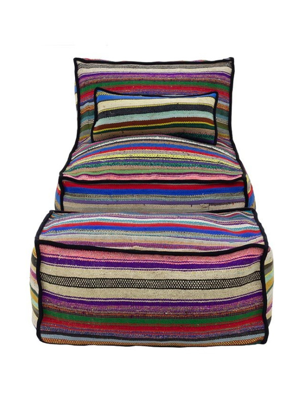 POLTRONA BEAN KILIM JOGIM 2 C/ DESCANSO - 1,00 X 75 X 80