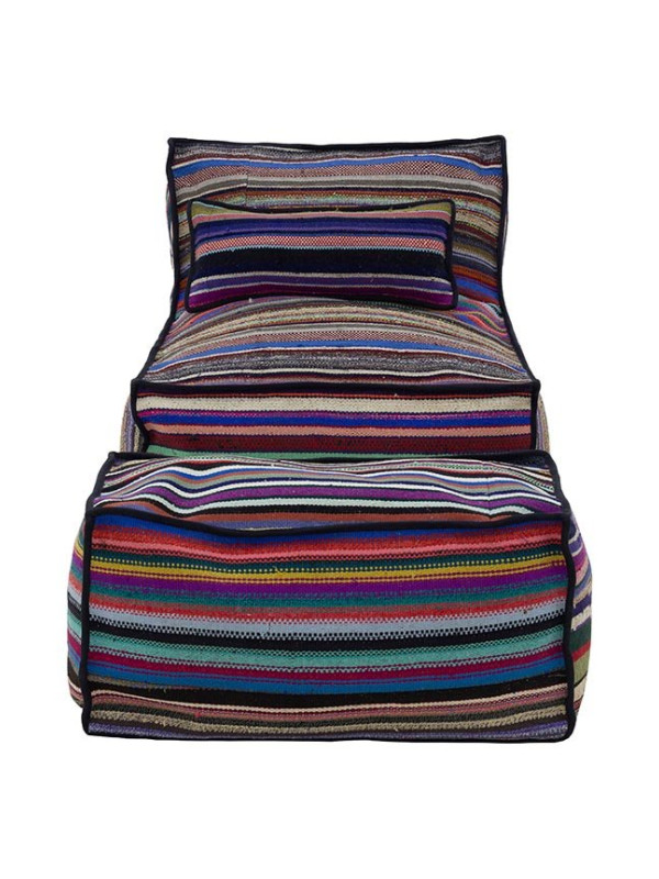 POLTRONA BEAN KILIM JOGIM 3 C/ DESCANSO - 1,00 X 75 X 80