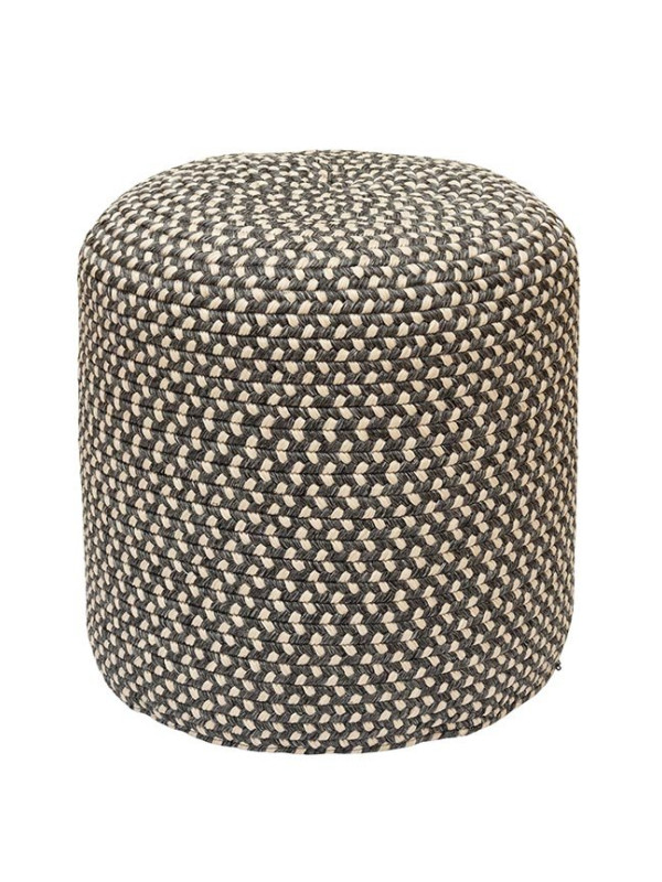 PUFF POLI GREY/BEIGE - 40 X 40