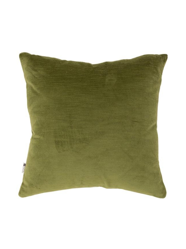 ALMOFADA VELUDO VERDE OLIVA 21 - 43X43