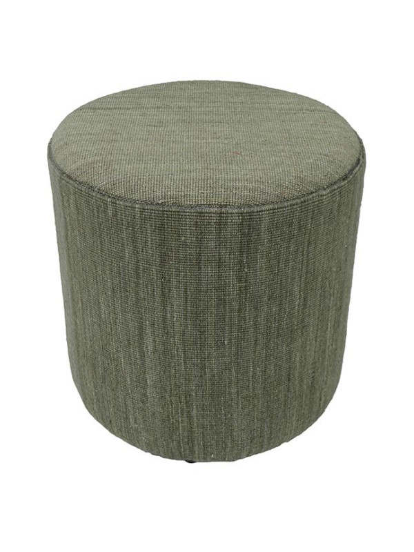PUFF FORRADO KILIM FIELDS DEGRADE SALVIA - 45X40X40