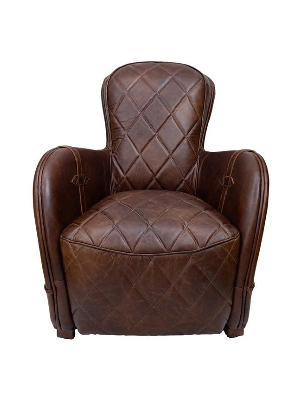 POLTRONA VINTAGE ARMCHAIR BROWN - 1,08 X 87 X 74