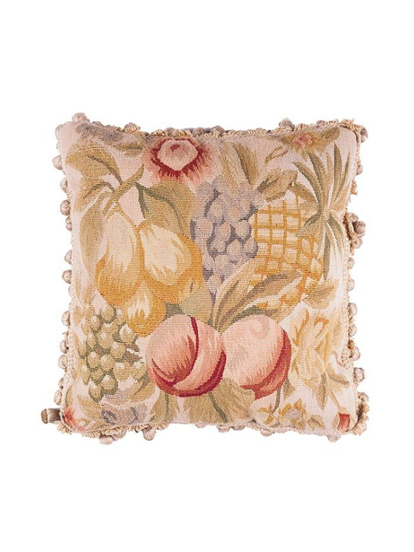 ALMOFADA AUBUSSON FRUTA - 40 X 40