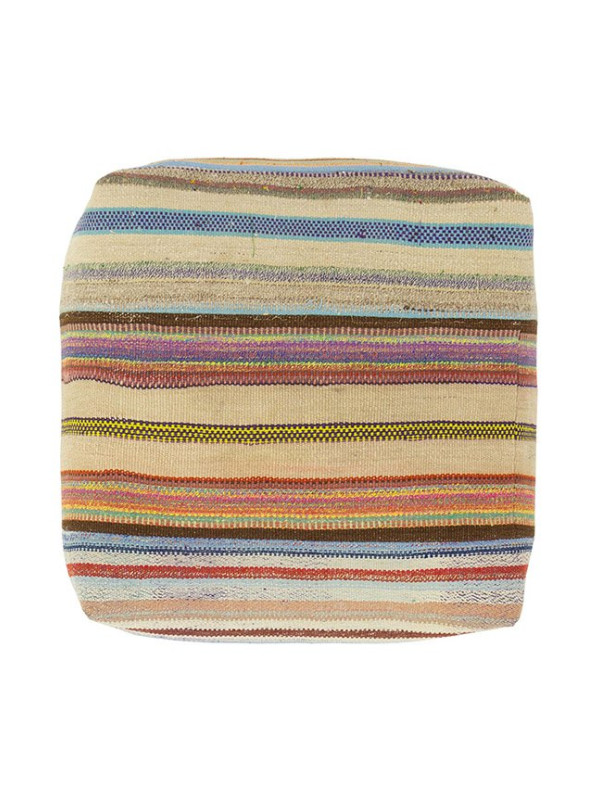 PUFF ALMOFADAO KILIM FOLKE 12 MIX COLOR 1 - 70X70X31