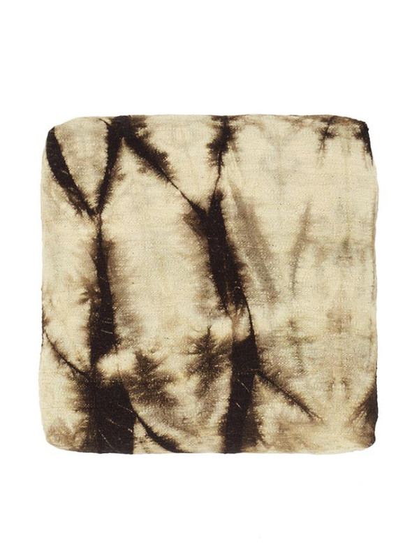 PUFF ALMOFADAO KILIM BATIK BEIGE - 70X70X15
