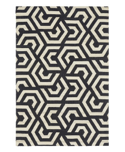 Tapete Kilim Dahlia 2 Off White/Black 
