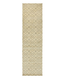 Passadeira Design Quadrados Ivory/Fendy