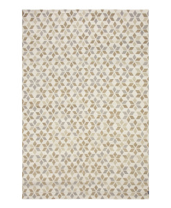 Tapete Kilim Caleidoscópio Off White/Mix Beige