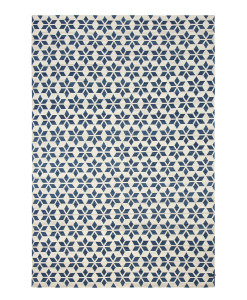 Tapete Caleidoscópio Off White / Indigo