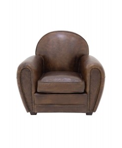 Poltrona Fleamarket Armchair Dark Tan Cigar