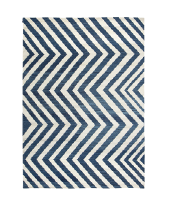 Tapete Kilim Zebra Indigo