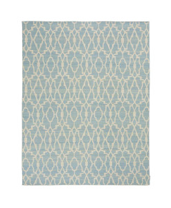 Tapete Kilim Freedom Moroccan 12 Acqua/Off White