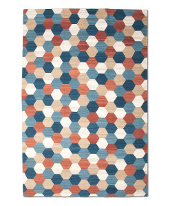 Tapete Kilim Colmeia Multi 